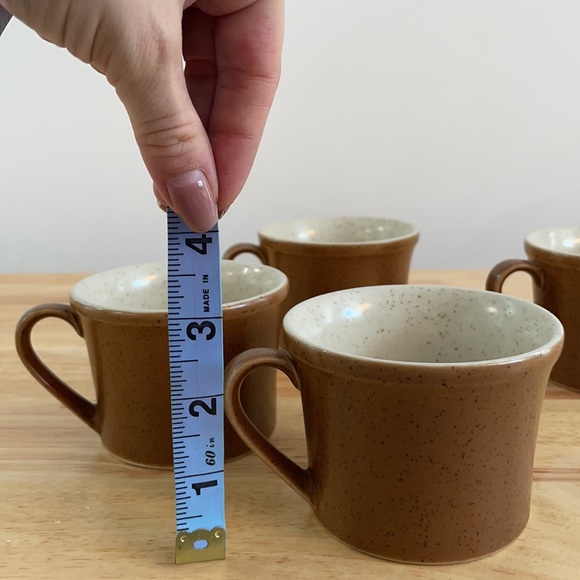 4pcs Vintage Speckled Tea/Coffee Mugs - Picture 7 of 7